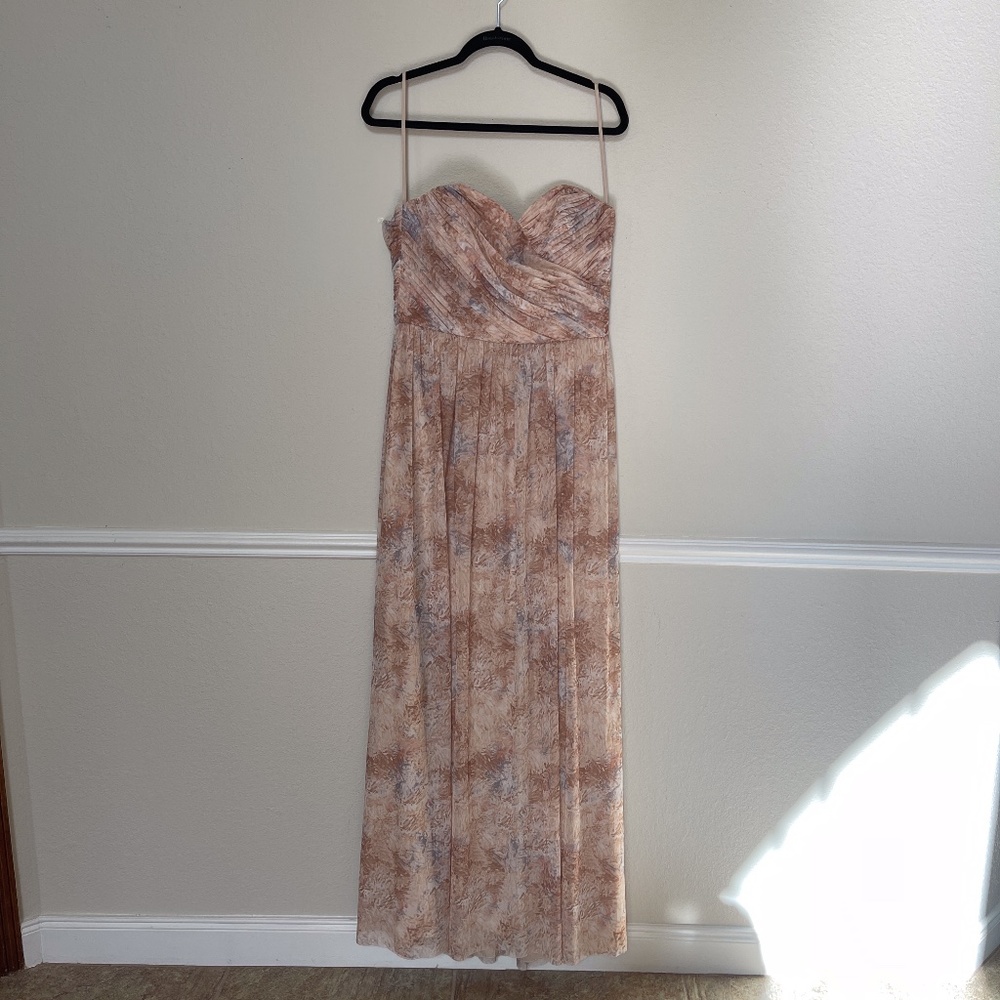 Amsale | Formal Strapless Dress in Neutral Sz.12